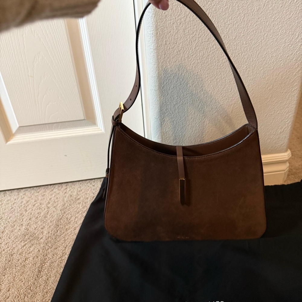DeMellier -The Large Tokyo | Size LARGE | Color: Mocha suede & mocha smooth - Picture 3 of 16